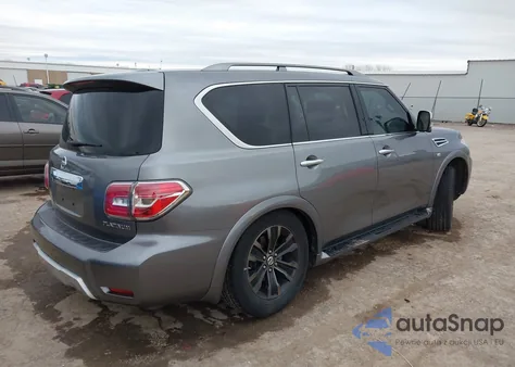 2018 Nissan Armada Platinum z USA, uszkodzony, nr VIN JN8AY2NE3JX700010